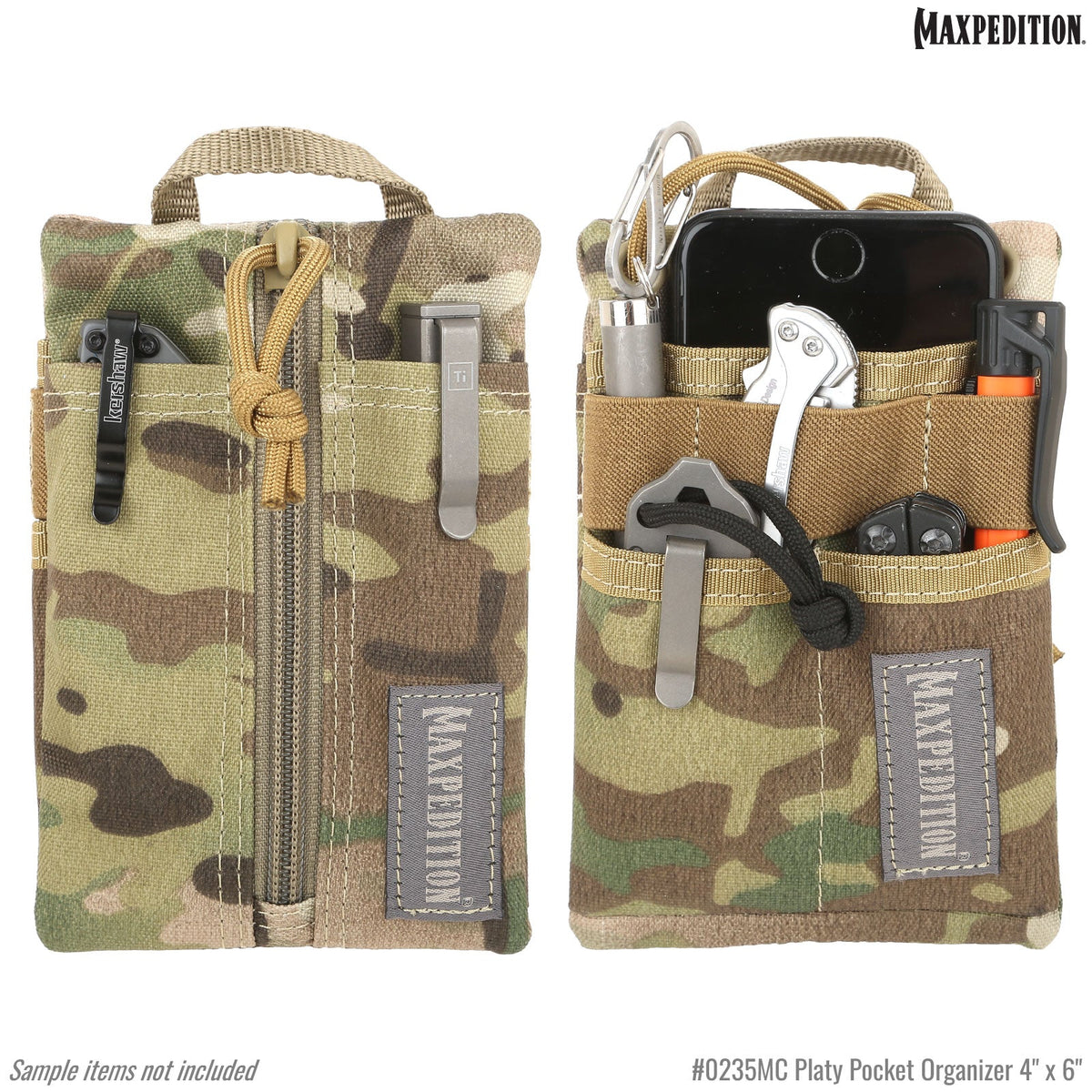 Maxpedition Platy Multicam Pocket Organiser 4" x 6"
