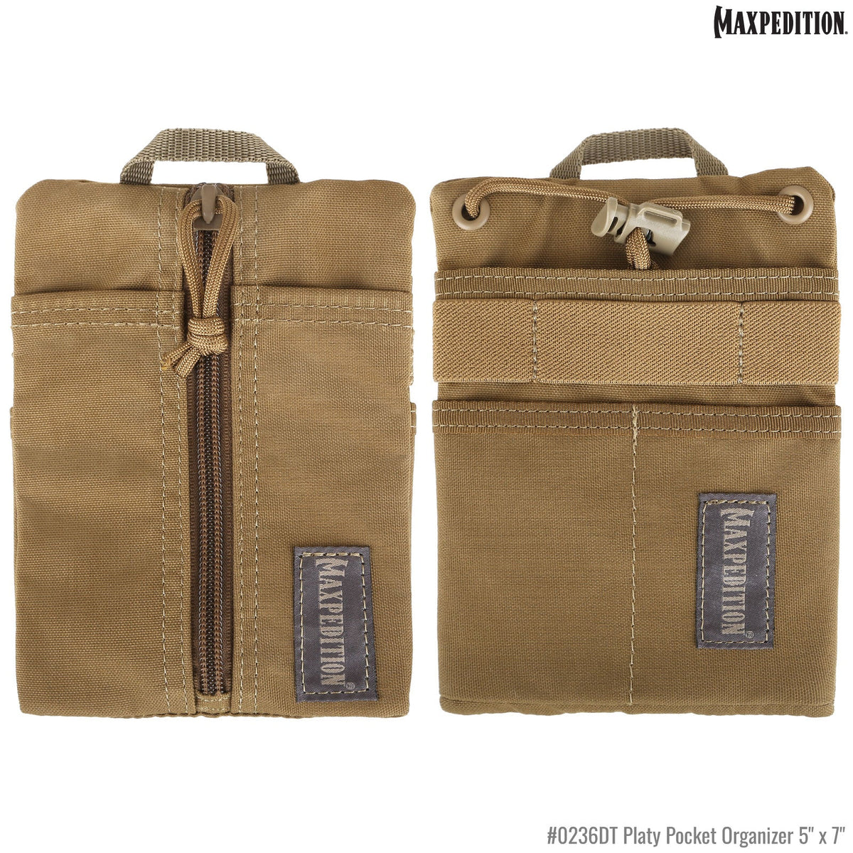 Maxpedition Platy OD Green Pocket Organiser 5" x 7"