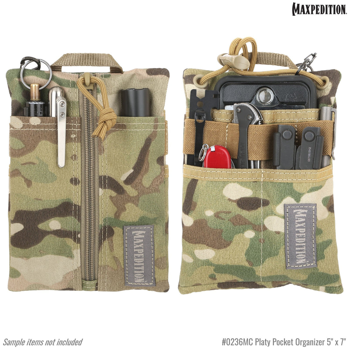 Maxpedition Platy Multicam Pocket Organiser 5" x 7"