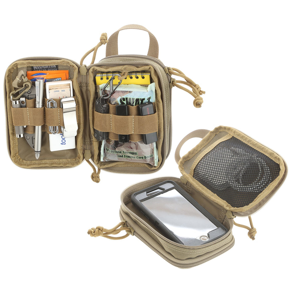 Maxpedition Double-Decker Mini Khaki Pocket Organiser