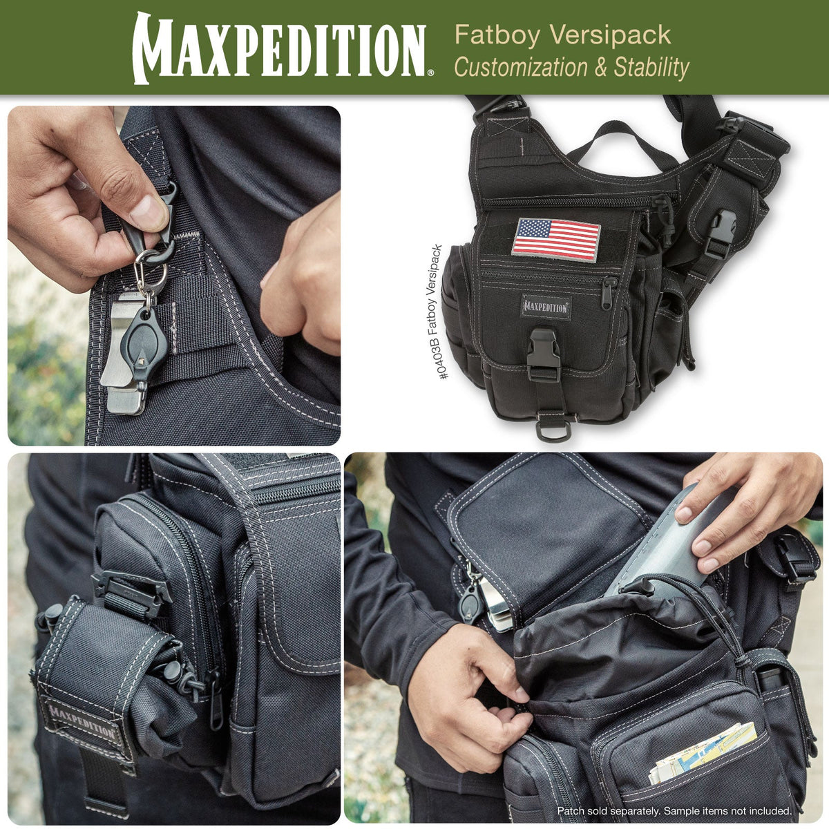 Maxpedition FatBoy Black Versipack