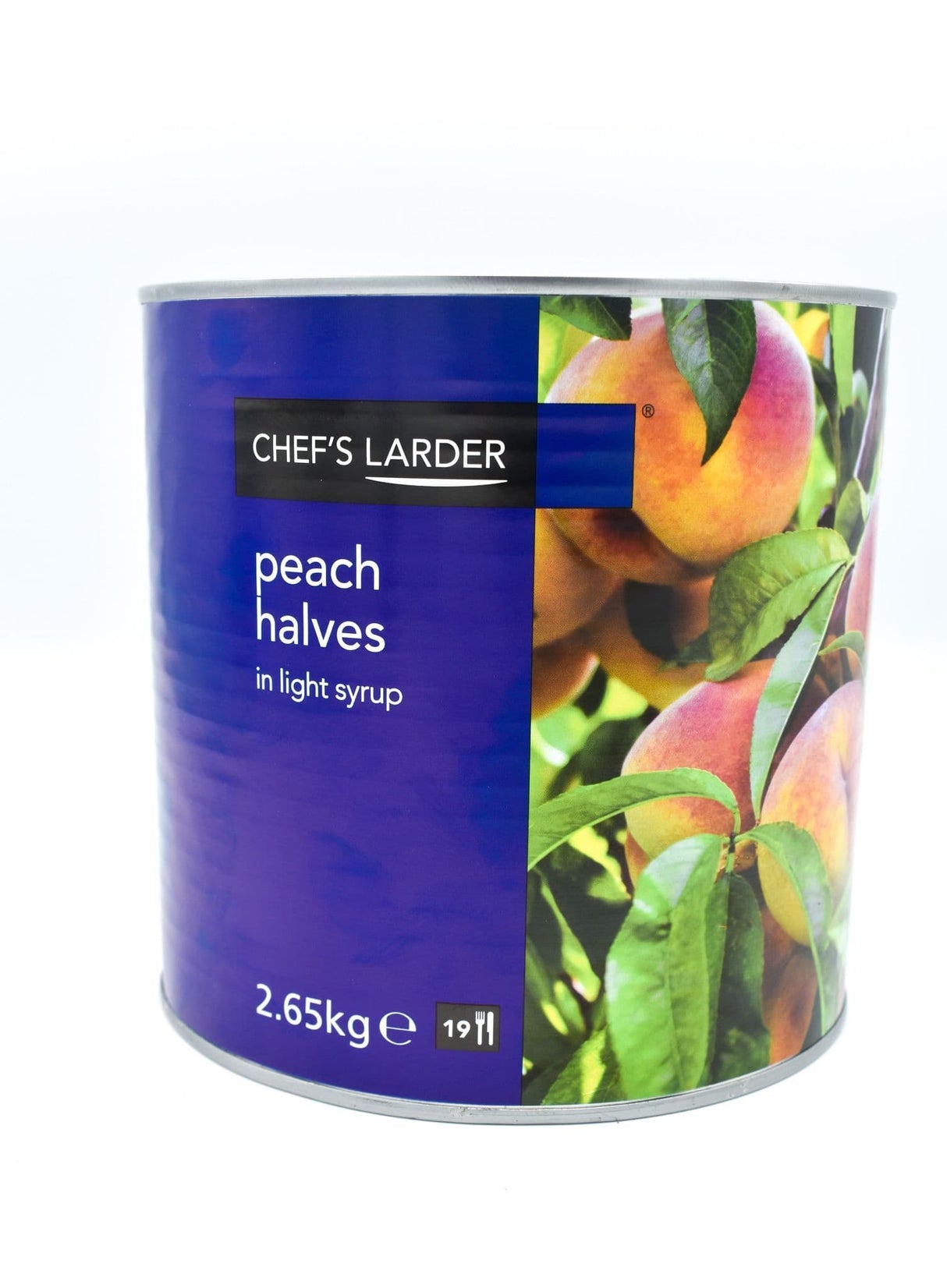 2.65kg - Long Life Ration Storage - Peach Halves