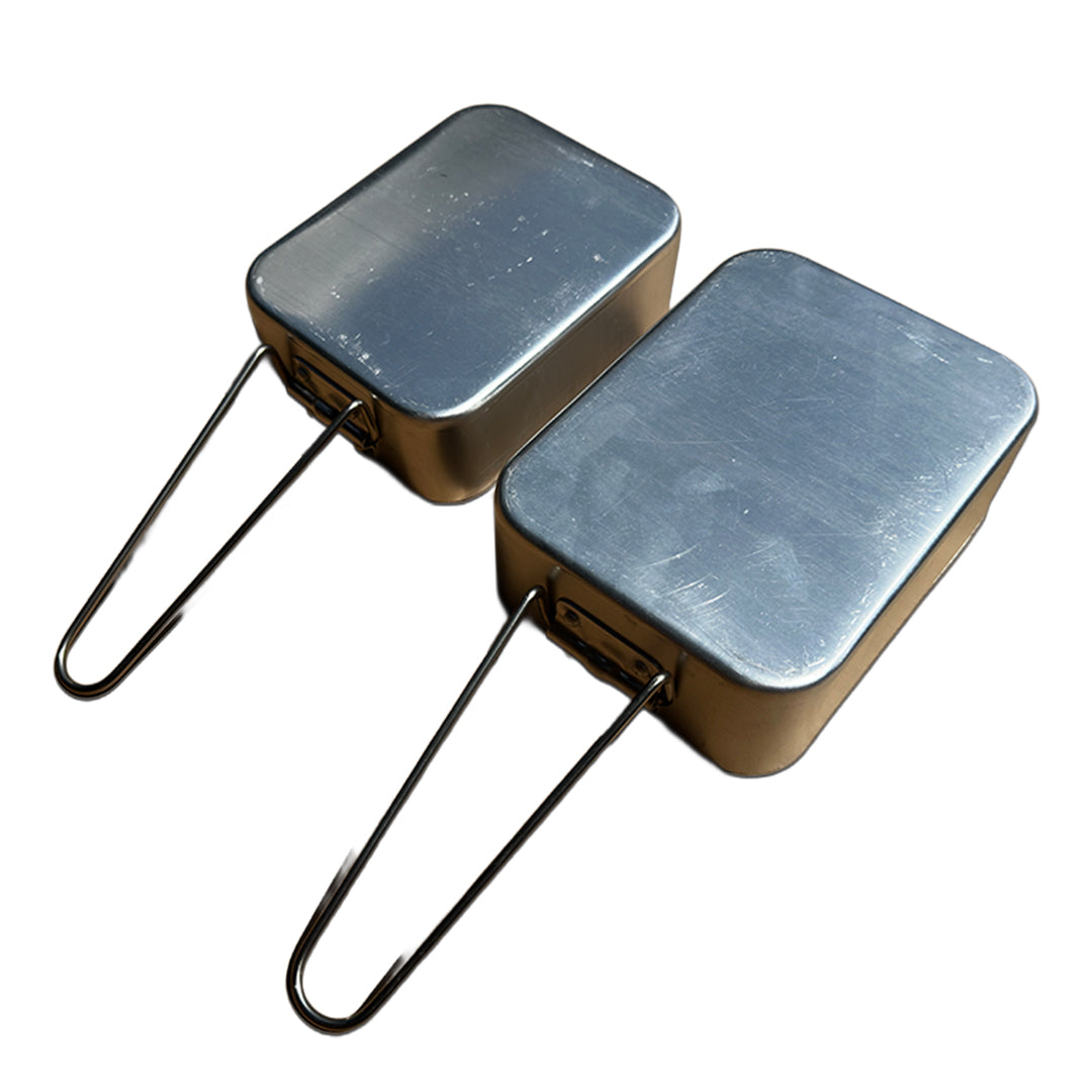 2 x Aluminium Mess Tins