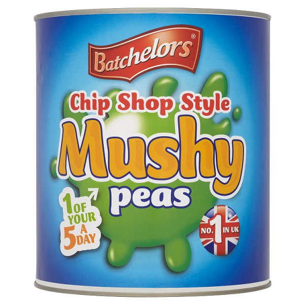 3kg Batchelors Chip Shop Style Mushy Peas - Bulk Food Ration Storage