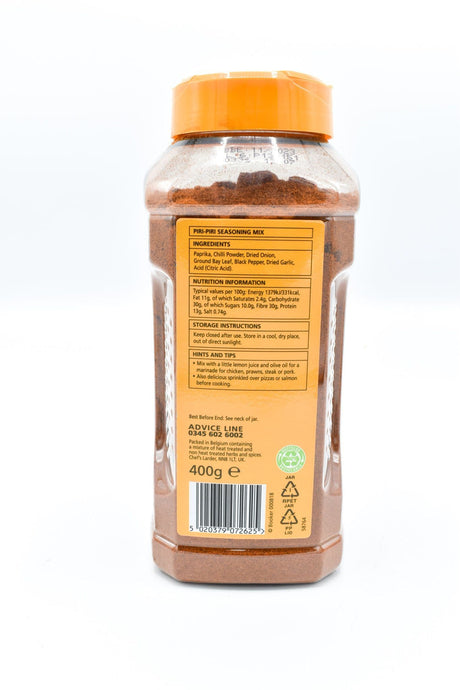400g Piri-Piri Seasoning - Bulk Food Ration Storage