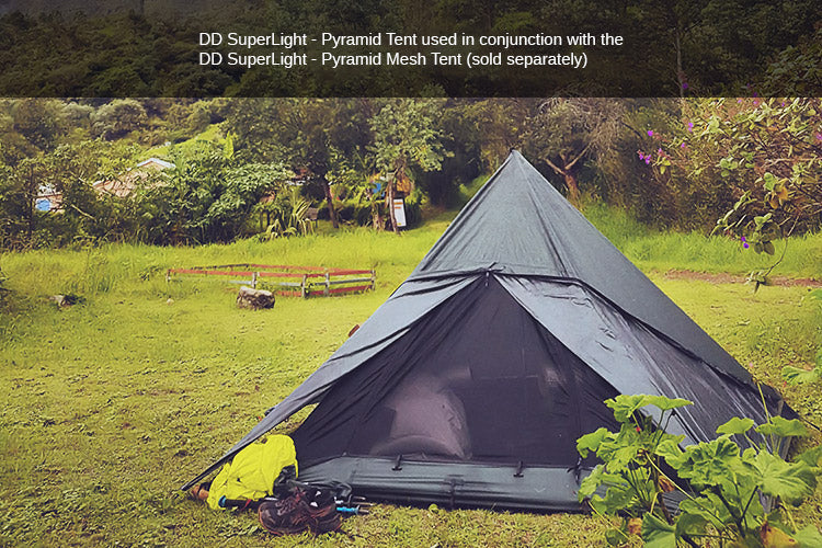 DD Hammocks SuperLight - Pyramid - Mesh Tent