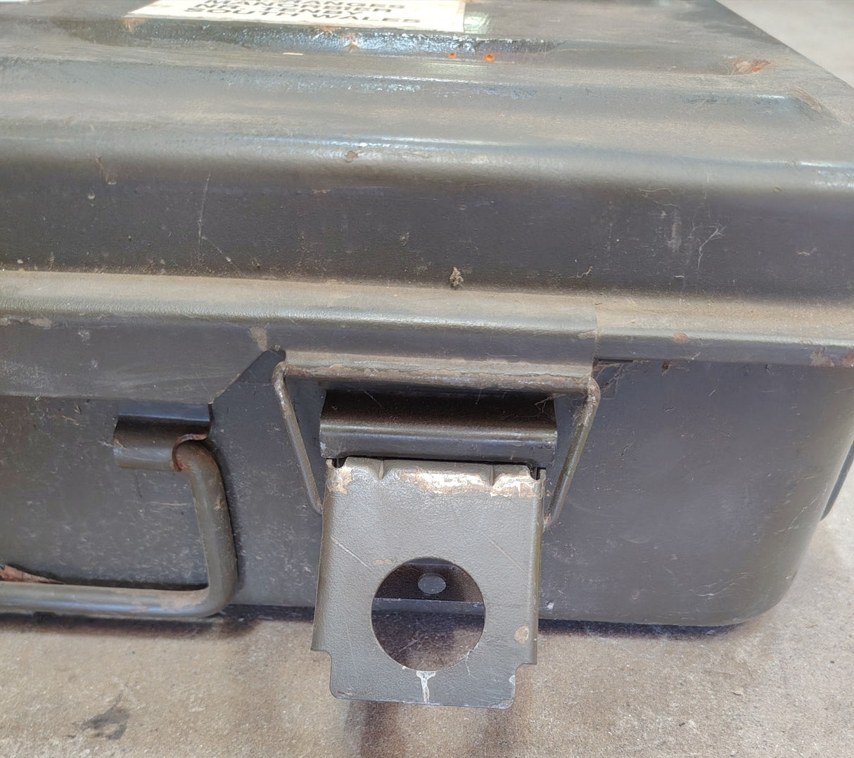 British Military Massive 35mm Ammunition Marksman Trials Ammo Box