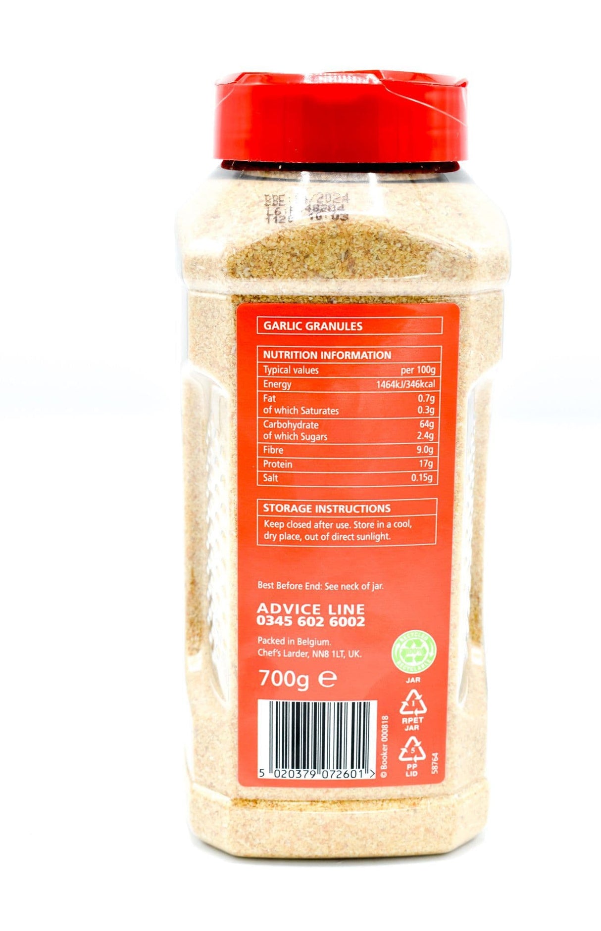 700g Garlic Granules Seasoning - Bulk Ration Food Storage