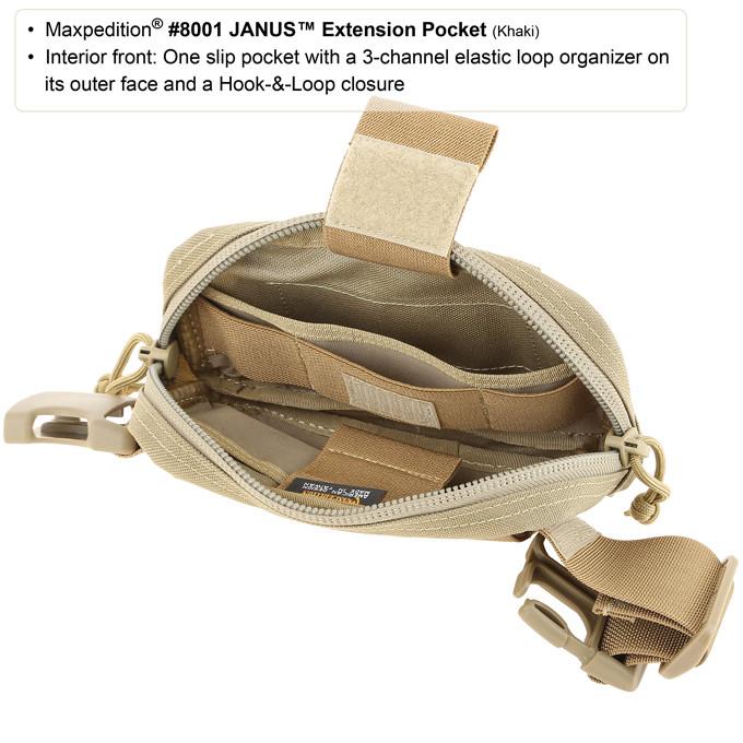Maxpedition JANUS Extension Black Pocket