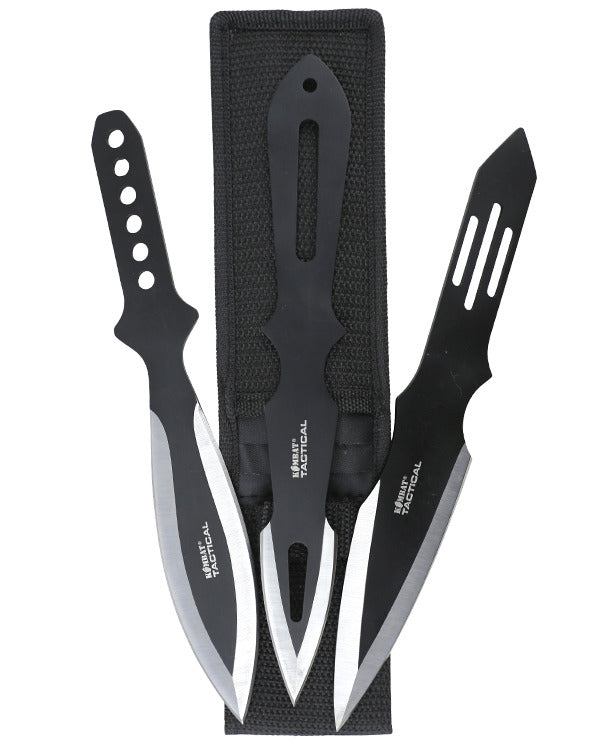 Kombat UK Deluxe TK270-90-3BKA Triple Throwing Knife Set