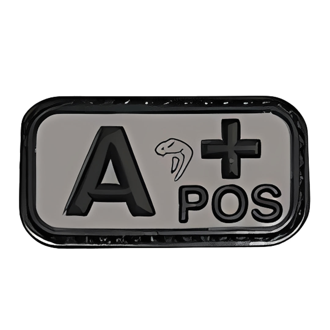 Viper A Positive Black Blood Group Patch