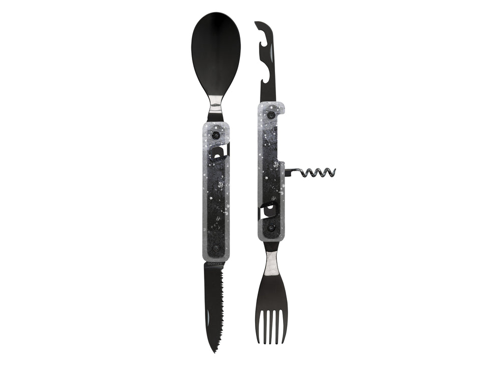Akinod Multifunction Magnetic Cutlery (Black Mirror Finish)