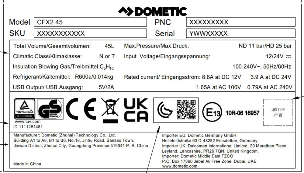 Dometic CFX2 45 Compressor Cooler Box