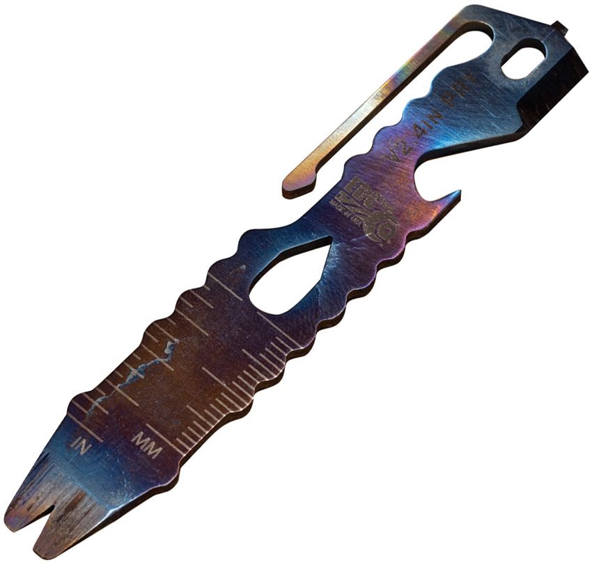 EDC Tool Co. Pry Bar Multi Tool 4" Flame