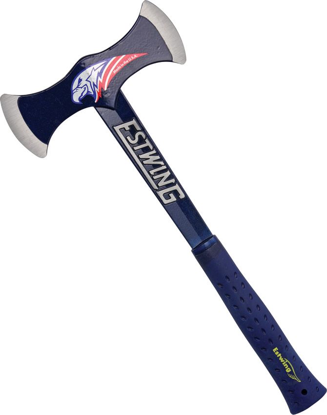 Estwing Black Eagle Double Bit Axe Blue