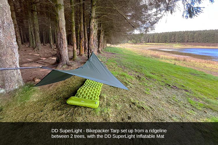 DD Hammocks SuperLight - Bikepacker Tarp - Olive Green