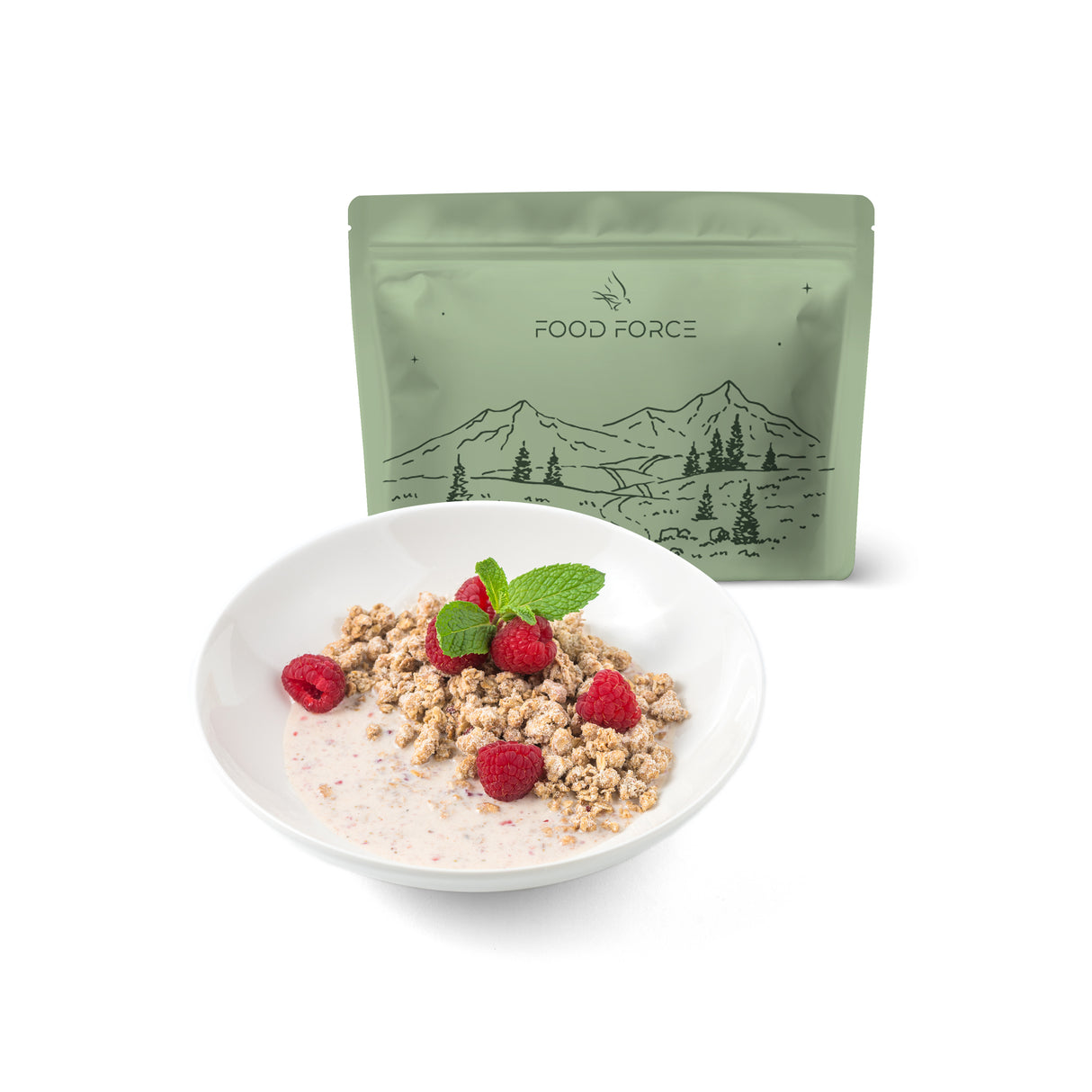 Food Force Granola Muesli With Raspberries 100g