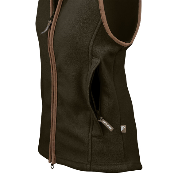 Jack Pyke Ladies Countryman Fleece Gilet - Dark Olive