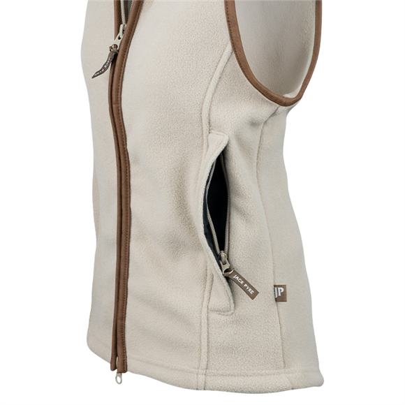 Jack Pyke Ladies Countryman Fleece Gilet - Mushroom