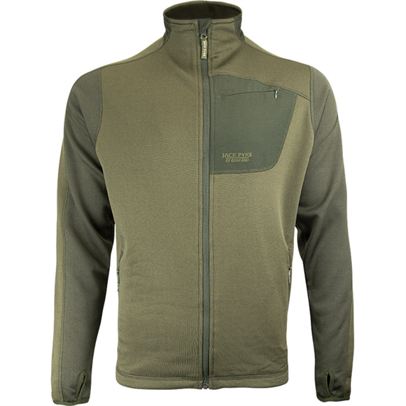 Jack Pyke Ashcombe Technical Fleece Jacket - Green