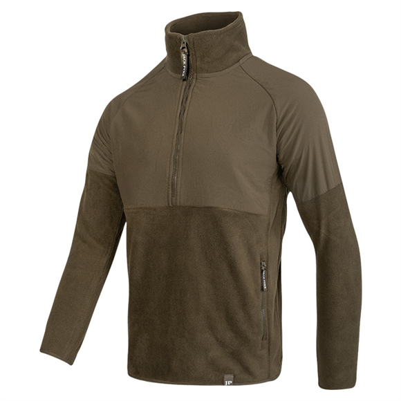 Jack Pyke Bleasdale Half Zip Fleece Top - Dark Olive