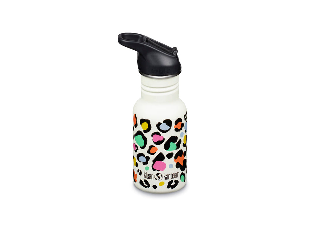 Klean Kanteen 355ml Classic Kid's Water Bottle with Flip Seal Sport Cap