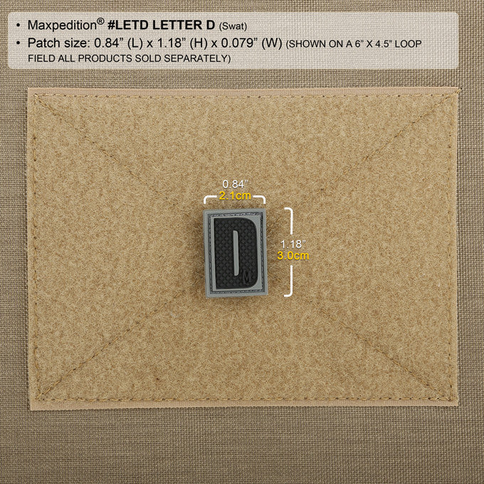 Maxpedition Letter D Arid Patch
