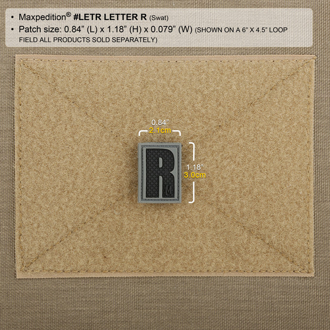 Maxpedition Letter R Arid Patch