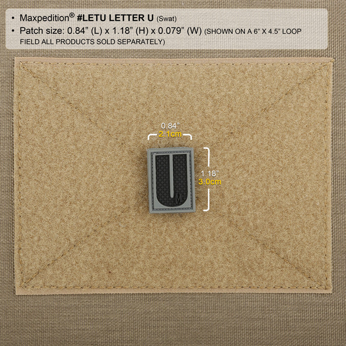 Maxpedition Letter U Swat Patch