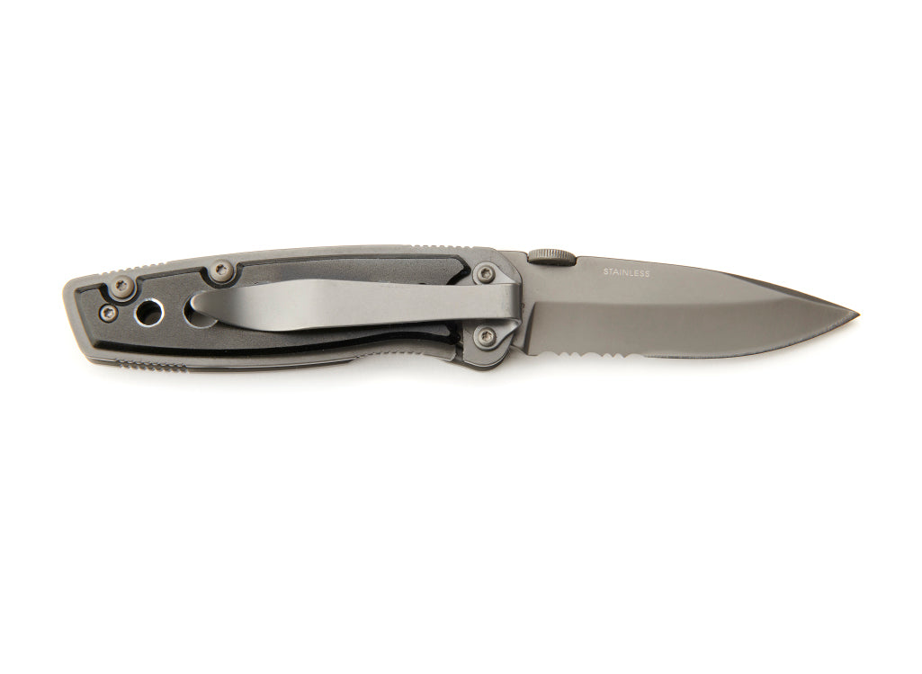 Whitby Black Gun Metal Lock Knife (2.5")