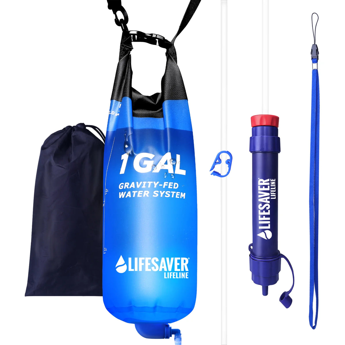LifeSaver Lifeline Straw & Gravity Bag Bundle