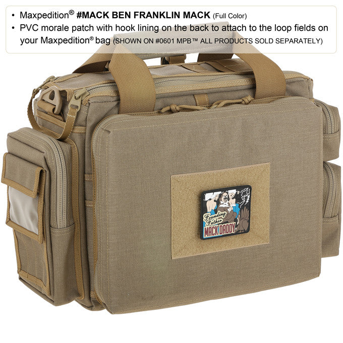 Maxpedition BEN FRANKLIN MACK Arid Patch