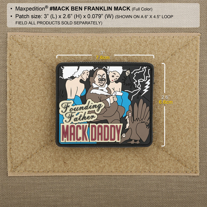 Maxpedition BEN FRANKLIN MACK Arid Patch