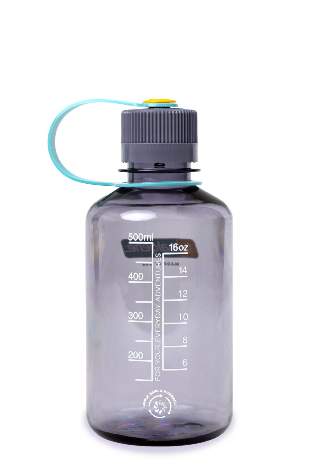 Nalgene 16oz / 0.5L Sustain Narrow Mouth Bottle - Aubergine