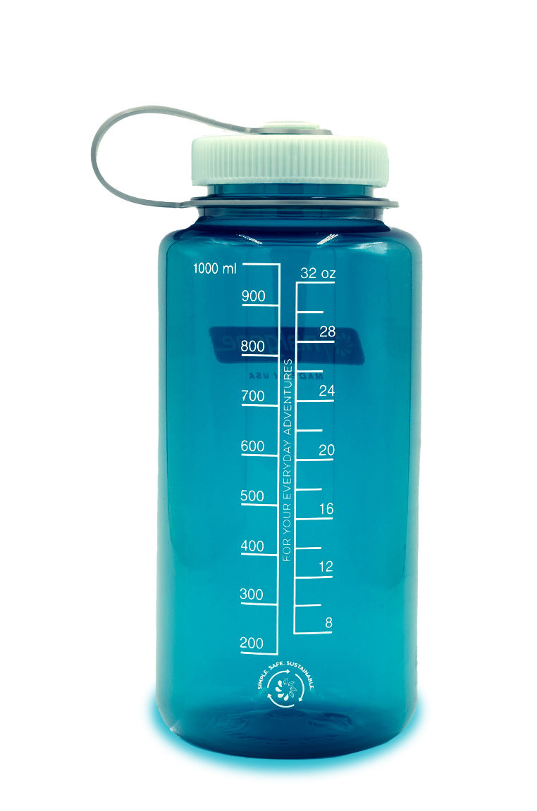 Nalgene 32oz / 1L Sustain Wide Mouth Bottle -Trout Green