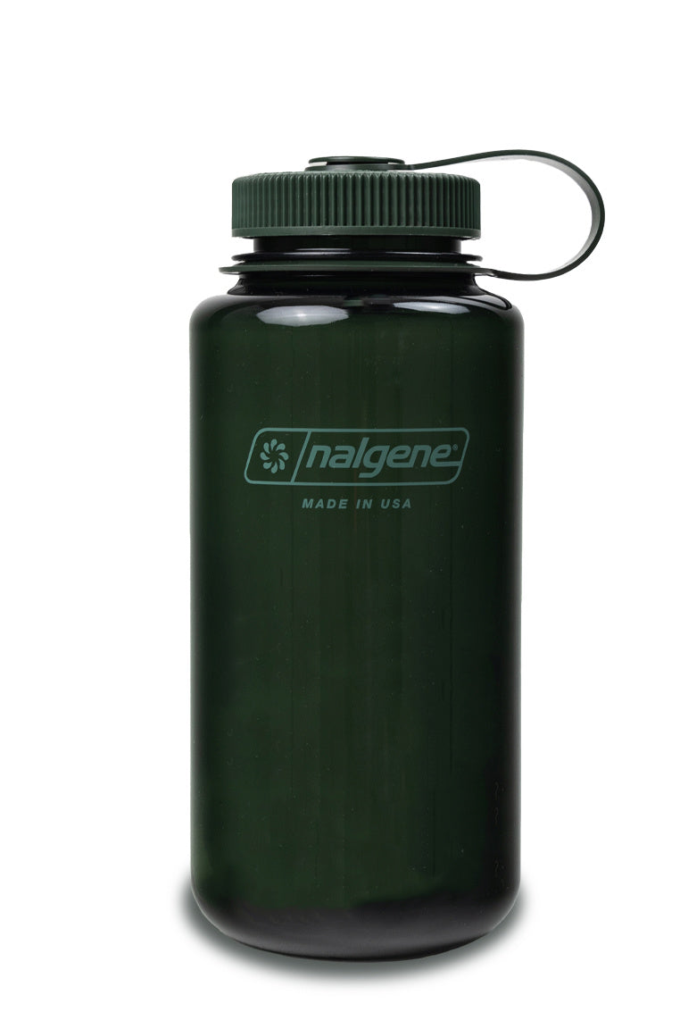 Nalgene 32oz / 1L Sustain Wide Mouth Bottle - Monochrome Jade