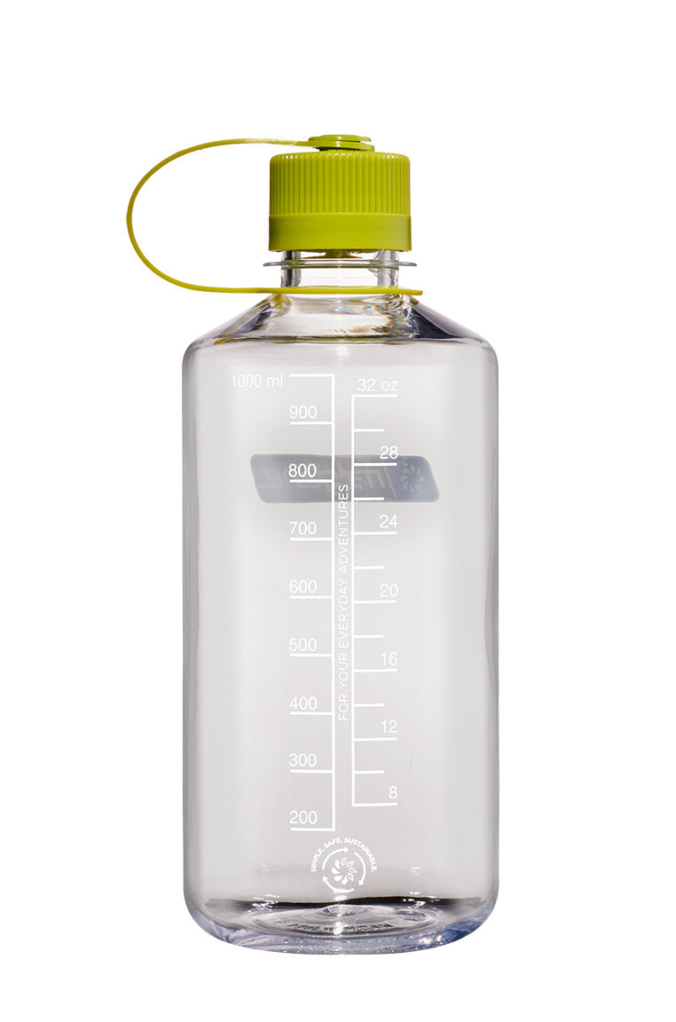 Nalgene 32oz / 1L Sustain Narrow Mouth Bottle - Clear