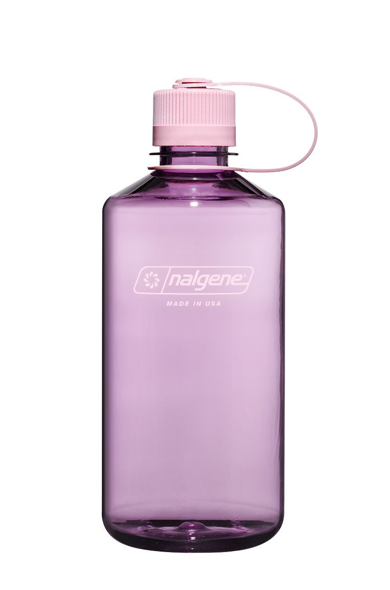 Nalgene 32oz / 1L Sustain Narrow Mouth Bottle - Monochrome Cherry Blossom