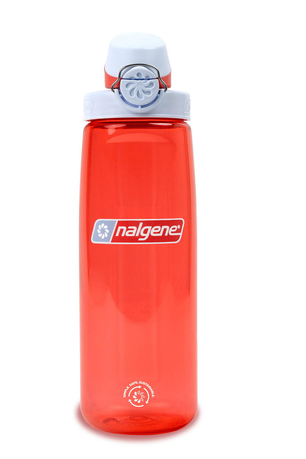 Nalgene 24oz / 0.7L Sustain Otf Bottle - Coral, Frost Cap