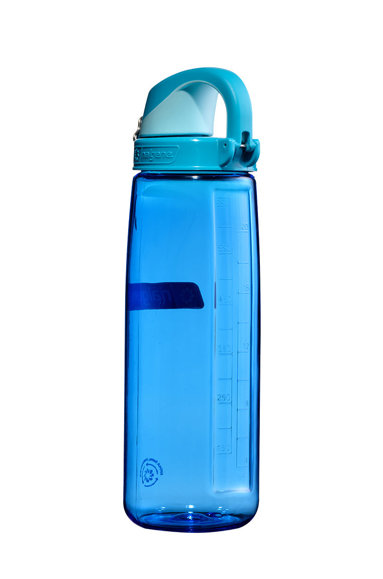 Nalgene 24oz / 0.7L Sustain Otf Bottle - Blue, Glacial Blue Cap