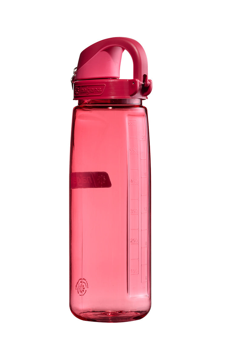 Nalgene 24oz / 0.7L Sustain Otf Bottle - Petal, Beet Cap