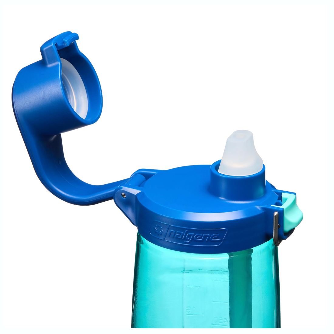 Nalgene Straw Bottle 700Ml Blue Aqua - Dark Blue Cap
