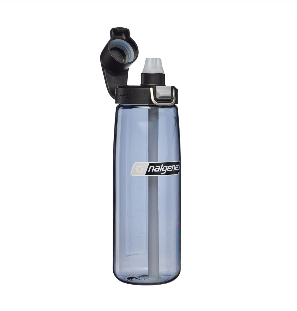 Nalgene Straw Bottle 700Ml Grey - Black Cap