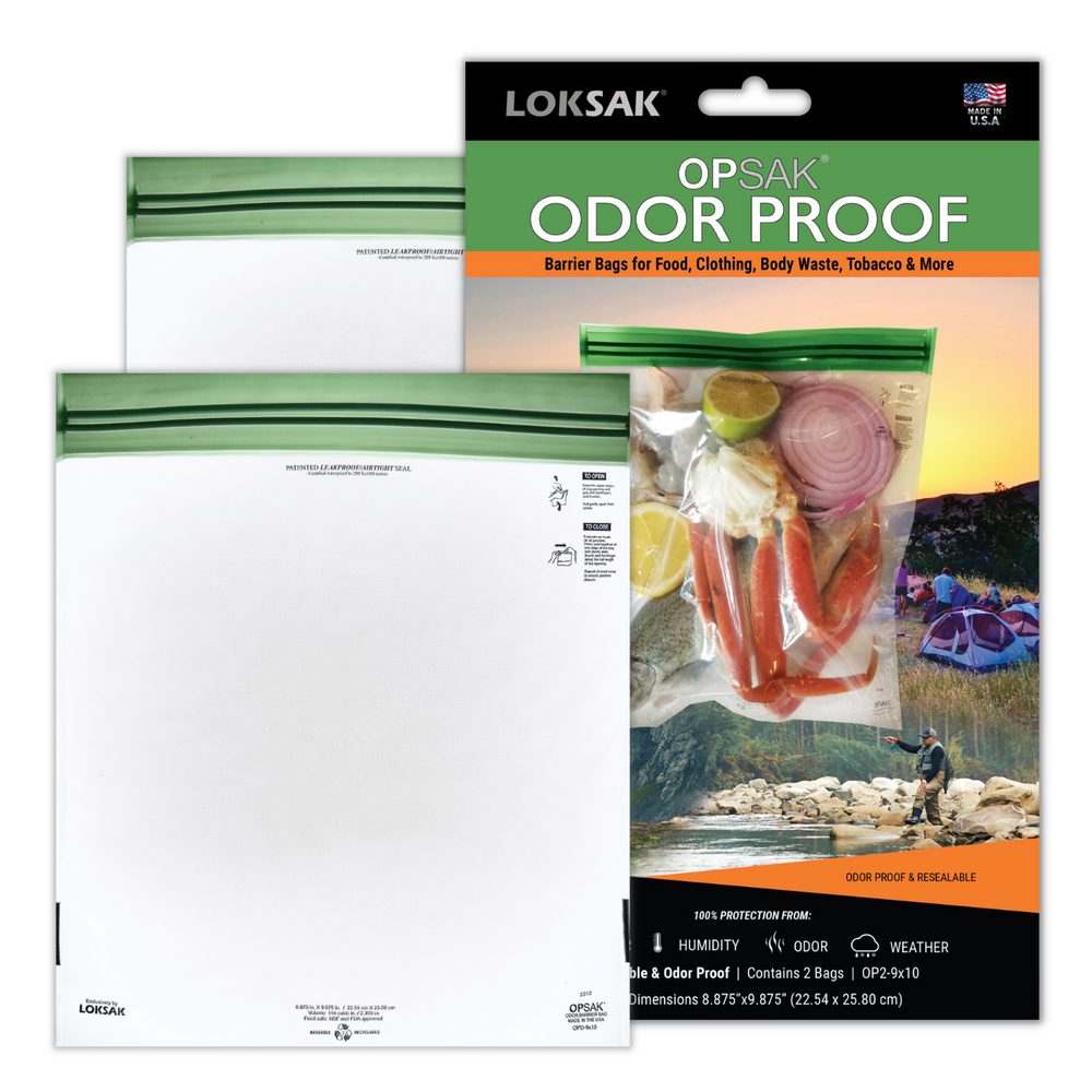 Loksak Opsak 9x10 Inch Storage Bag - 2 Pack