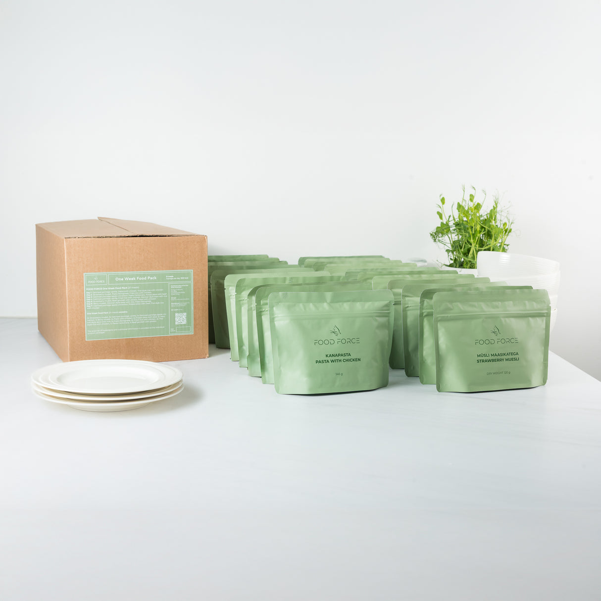 Food Force One Week Food Pack (21 Meals In A Box)