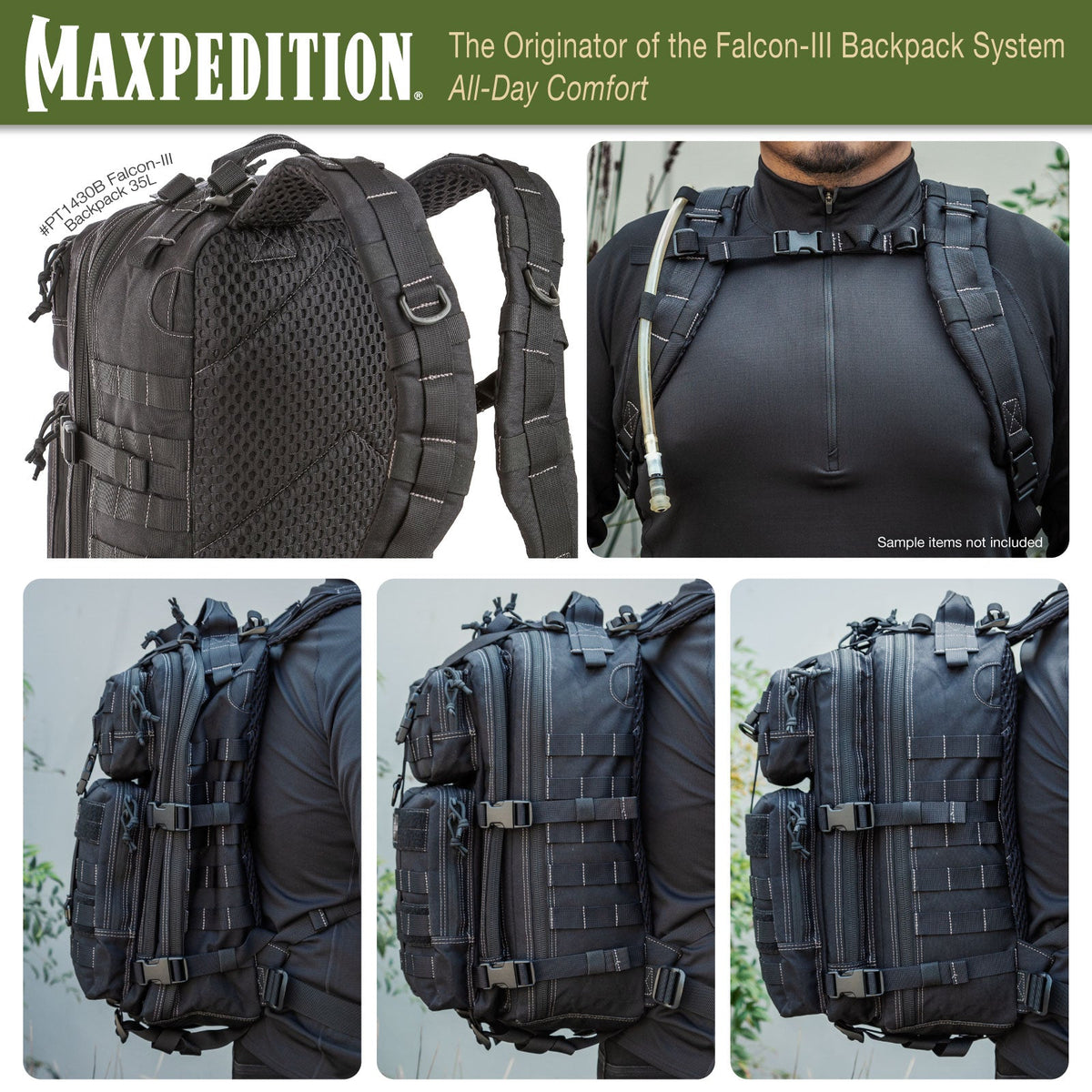 Maxpedition Falcon-III Khaki Backpack