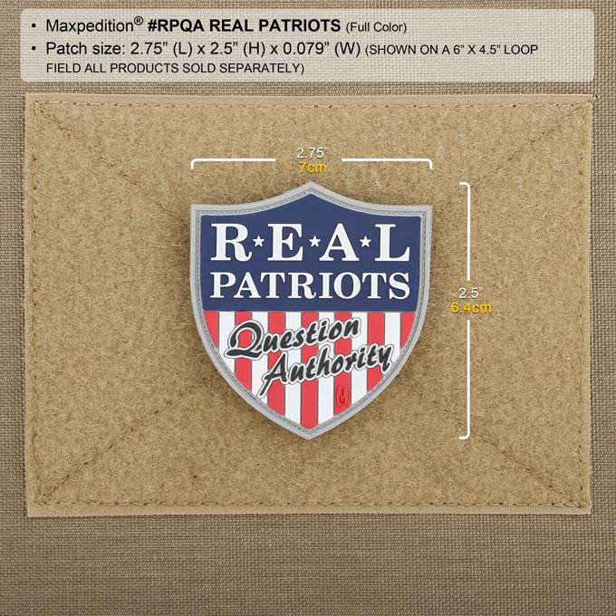 Maxpedition REAL PATRIOTS Full Colour Patch