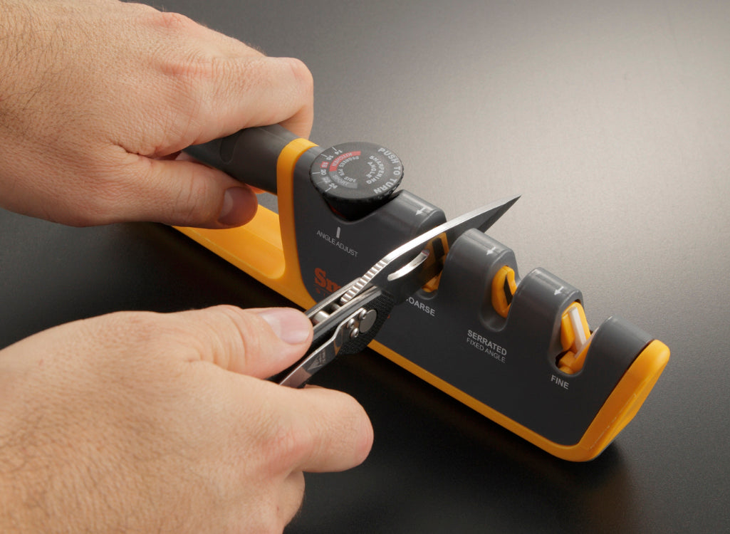 Smith's Adjustable Angle Pull-Thru Knife Sharpener