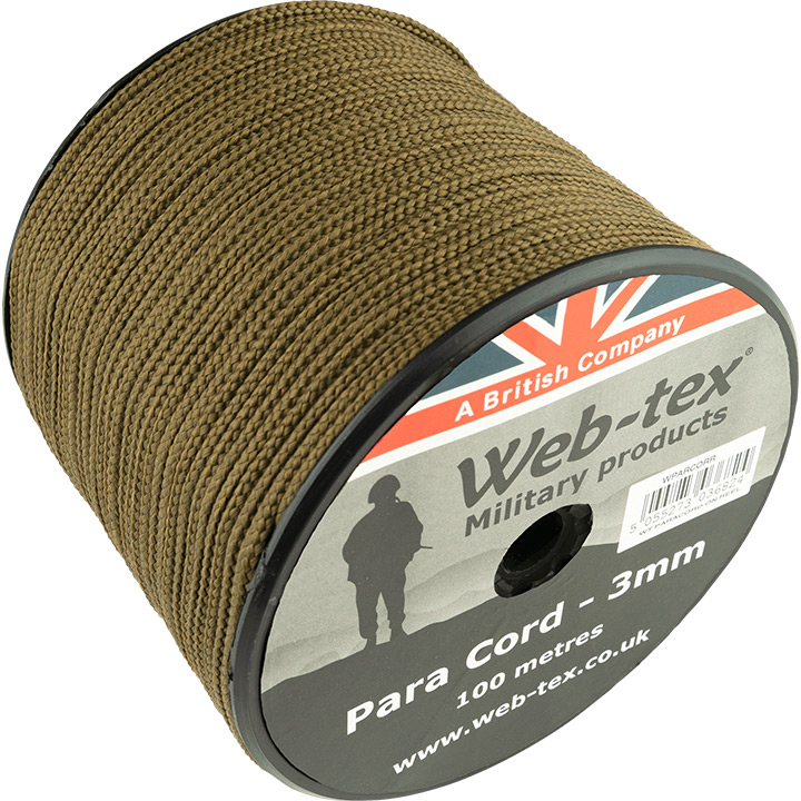 Web-Tex Paracord Reel - 100M