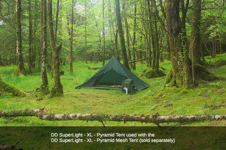 DD Hammocks SuperLight - XL - Pyramid Mesh Tent